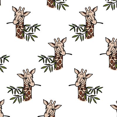 Giraffe seamless pattern.