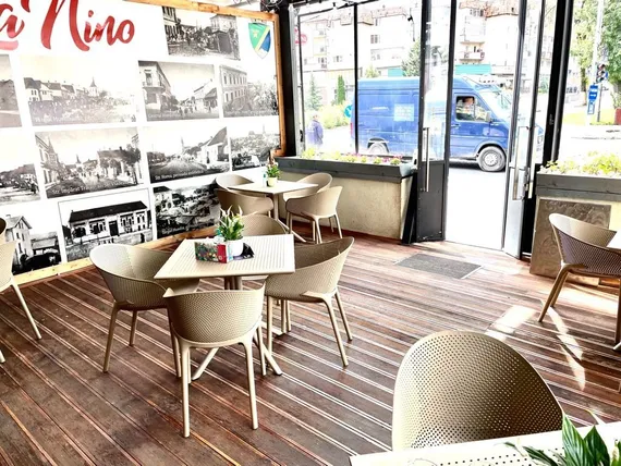 Стол пластиковый Sky 80х80 см, бежевый