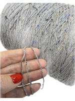 Пряжа (Италия) 90% хлопок 10% шелк 100г-320м 215г