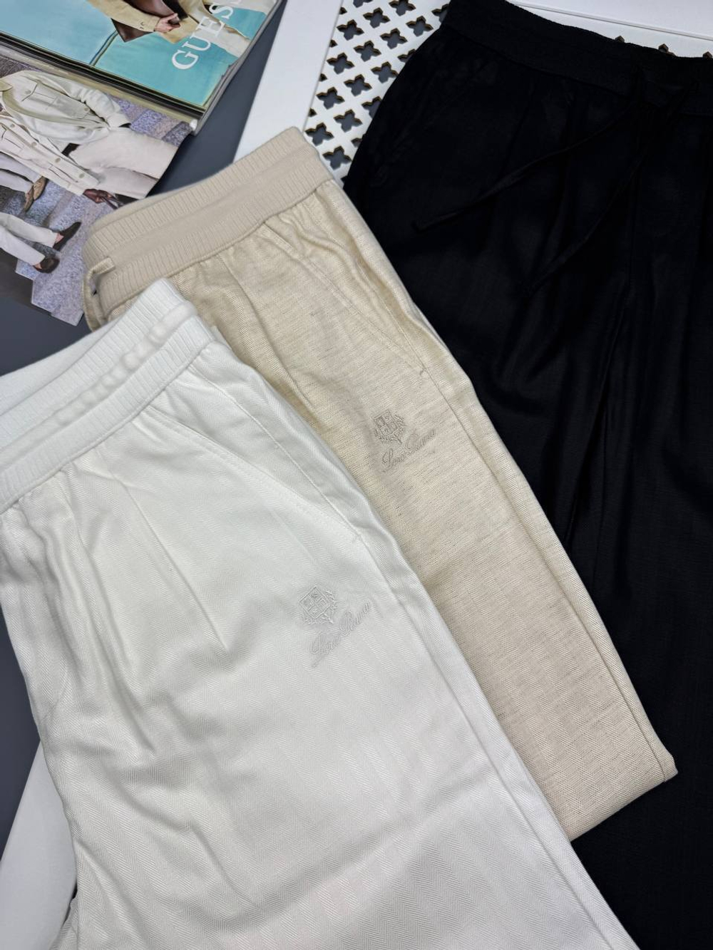 Льняные брюки Loro Piana