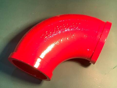 Угол бетоновода DN125*R180*90