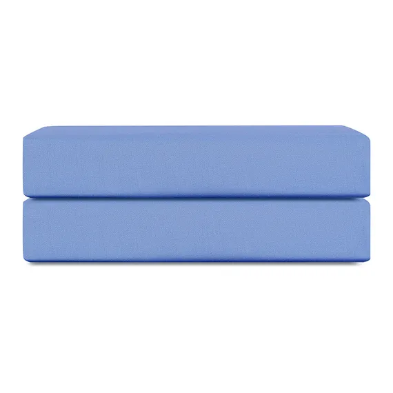 Простыня на резинке из премиального сатина сиреневого цвета из коллекции essential, 160х200х30 см