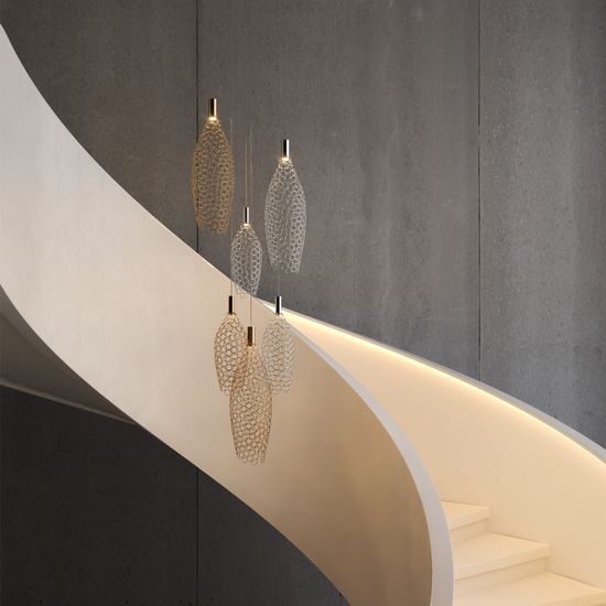 90352/6 / подвесной светильник / золото/хром