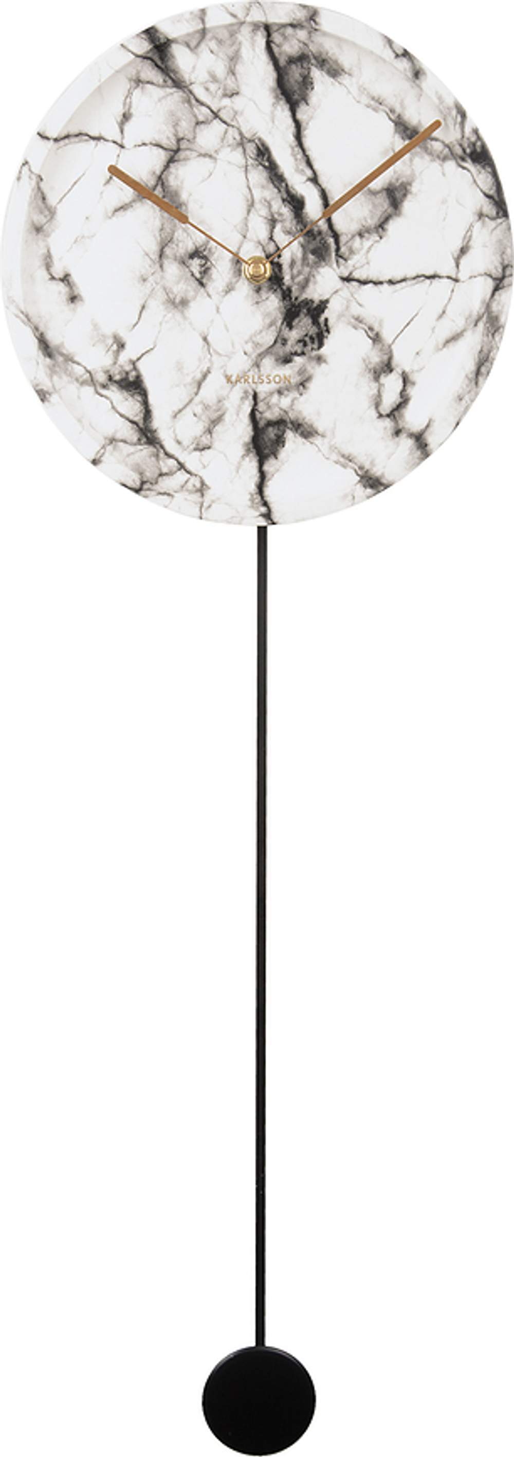 Настенные часы Karlsson Pendule, пластик, 25 см, белые