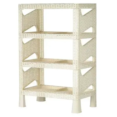 Полка для обуви Плетёнка (Слоновая кость)