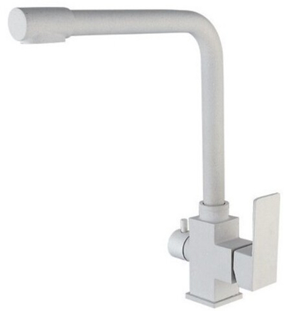 15025-F1 Смес. для кухни под фильт. выс. Г-обр. (НЕРЖ,СВ.БЕЖ.) ViEiR (10/1шт)