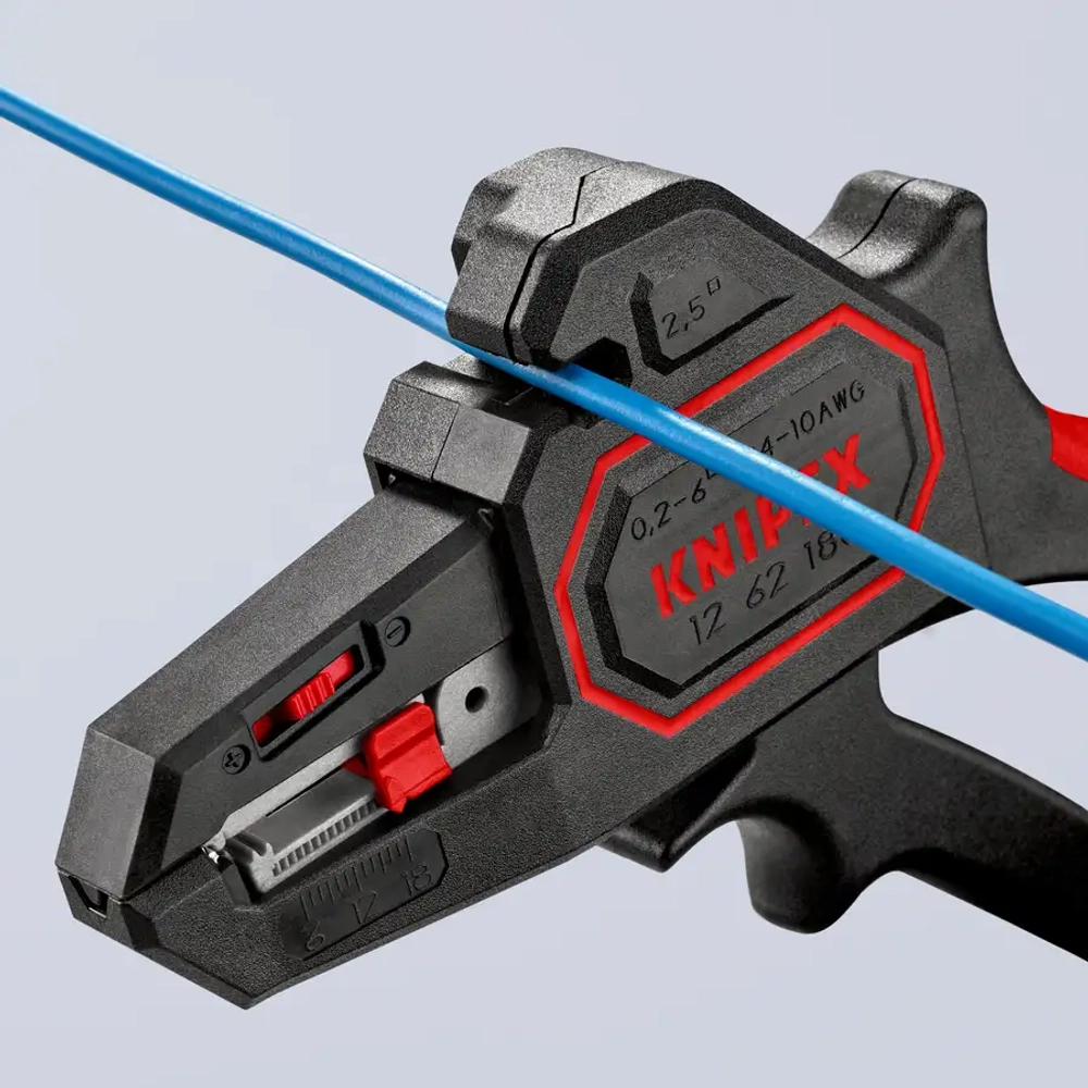 Автоматический инструмент для удаления изоляции 180 мм Knipex 12 62 180 SB