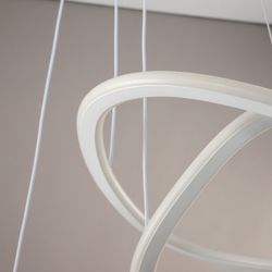 Citilux Неон Смарт CL731A330E RGB Умная подвесная люстра Белая