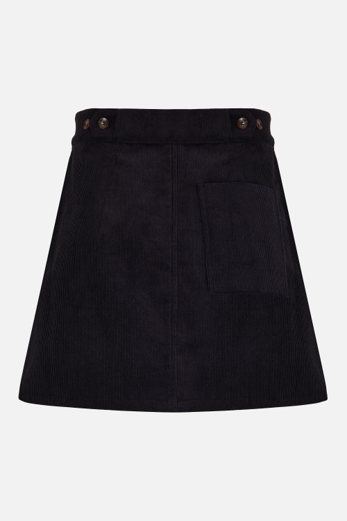 Юбка мини из вельвета