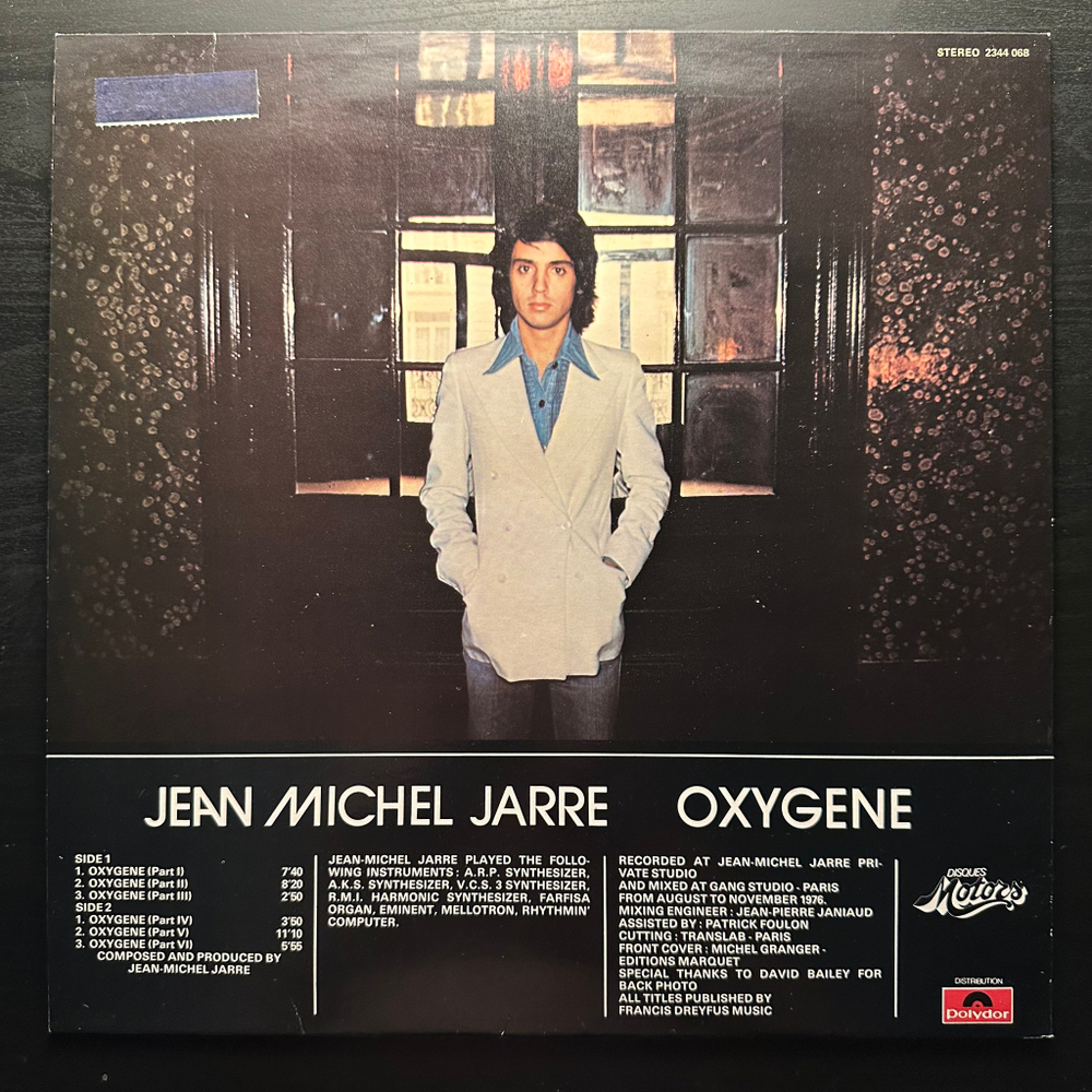 Jean Michel Jarre - Oxygene (Скандинавия 1977г.)