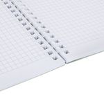 Тетрадь обложка пластик, А5 80 л., гребень мягкий, вырубка для ручки, клетка, BRAUBERG, светло-зеленый, 405378