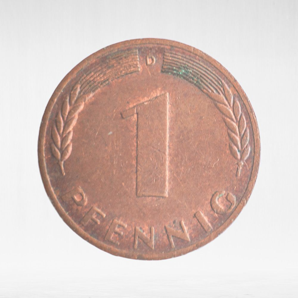 Germany, 1 Pfennig, 1970, (Munich Mint - "D"), VF