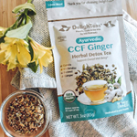 DelighTeas, Аюрведический чай с имбирем и травами для детоксикации CCF, рассыпчатая смесь, без кофеина, 85 г (3 унции)