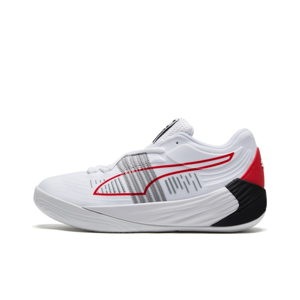 Мужские кроссовки Puma Fusion Nitro 'White High Risk Red' 195514‑04