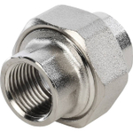 Соединение быстроразъемое (американка) STOUT SFT 0034 - 1/2" (ВР/ВР, латунь никелированная, металл по металлу)