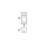 Кухонная мойка Omoikiri Taki 20-U/IF-GB