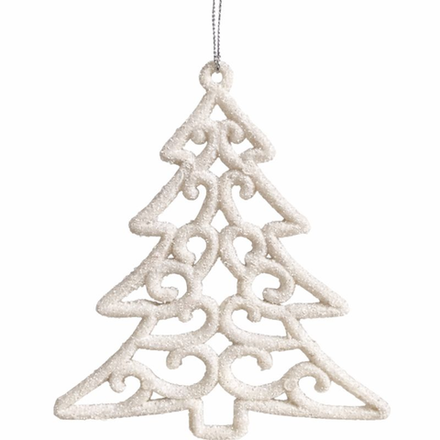 Новогодняя игрушка (ажурная елка)