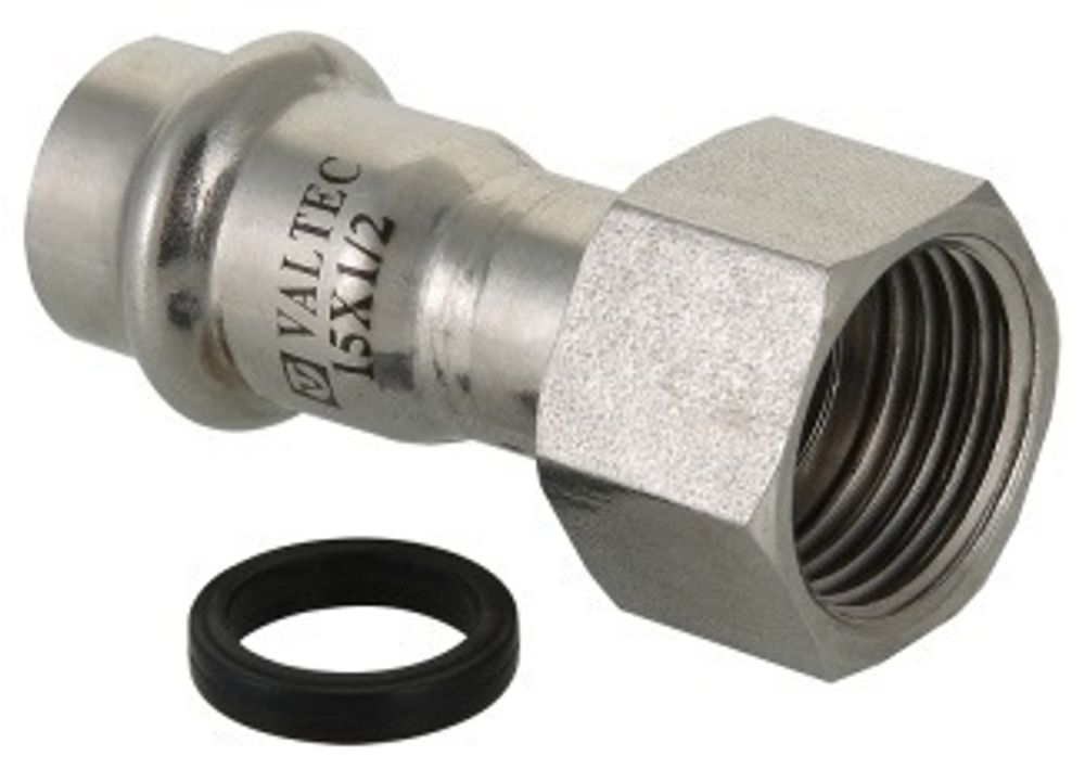 Муфта с накидной гайкой нерж. сталь 18х3/4&quot; VTi.908.I.001805
