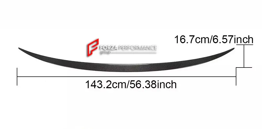 Карбоновый спойлер на крышку багажника для Bentley Bentayga 2015-2020 Бентли Бентайга