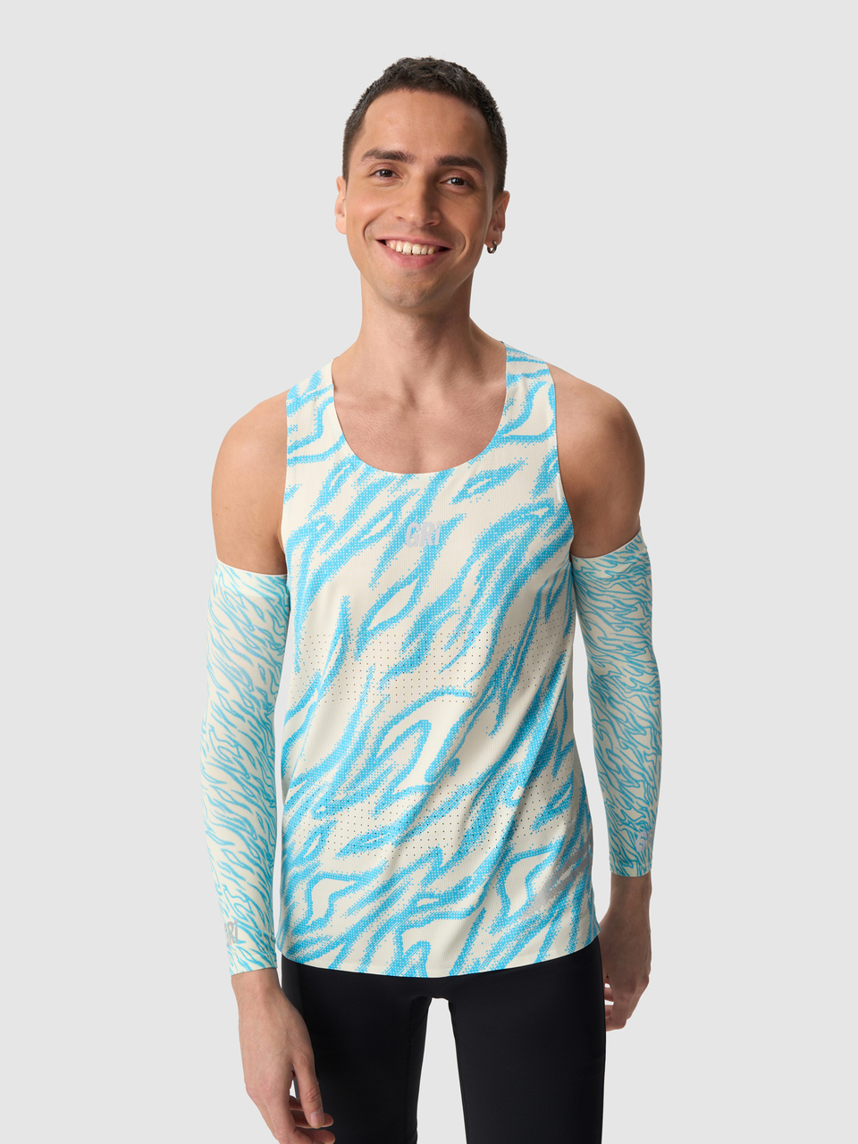 Рукава GRI молочно-голубые