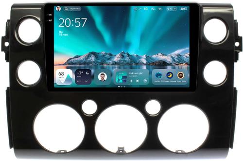 Магнитола для Toyota FJ Cruiser 2005-2022 (рамка черная) - Teyes CC4 монитор 9.2" 2K QLED на Android 14, Быстрейшая, Snapdragon 680, DSP, CarPlay, 4G SIM-слот