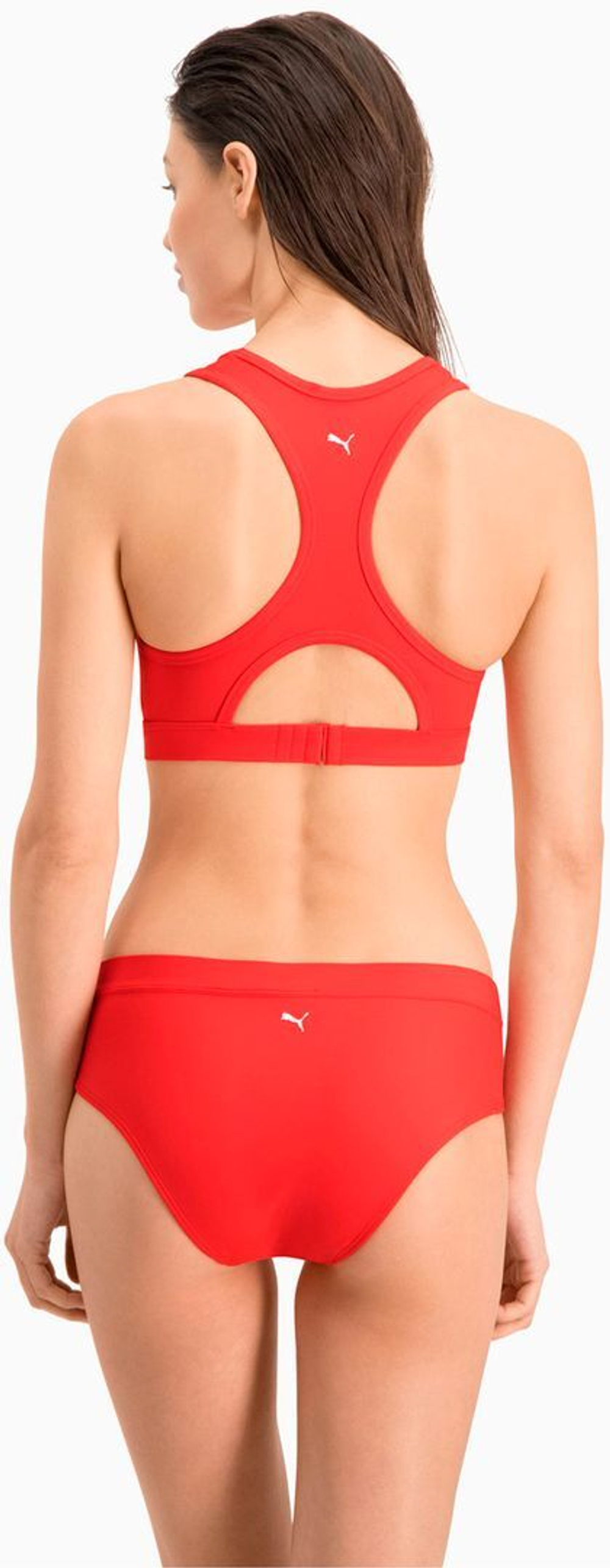 Купальник (верх) PUMA SWIM WOMEN RACERBACK SWIM TOP 1P red