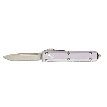 Автоматический нож Microtech Ultratech 121-10APGY c клинком из стали Böhler M390 Microclean®, рукоять алюминий
