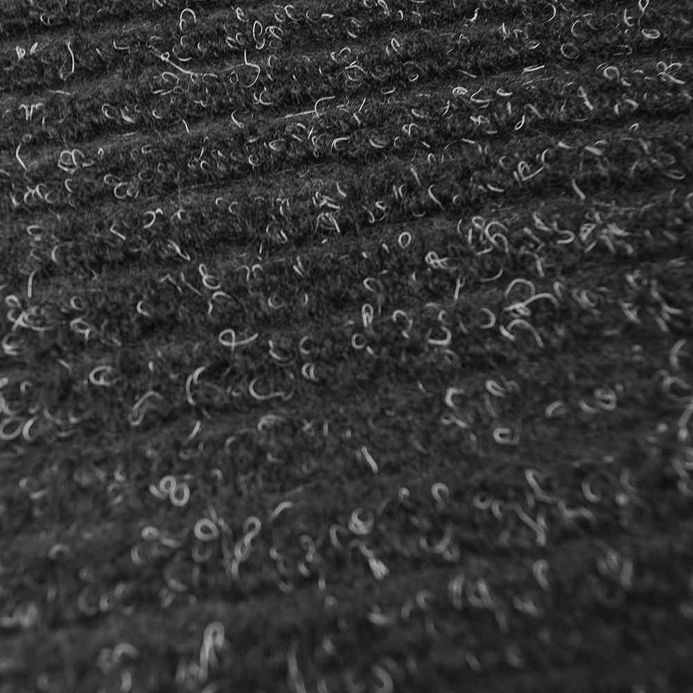 Коврик 50*80см придверный влаговпитывающий "SIMPLE-лайт", черный