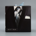 Коробка складная «Джентельмену», 18 × 18 × 18 см