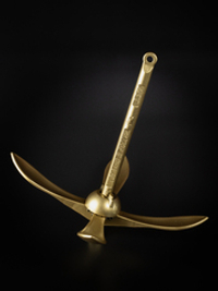 Якорь складной 3.5кг с якорной намоткой, толщина 8мм, длина 30м