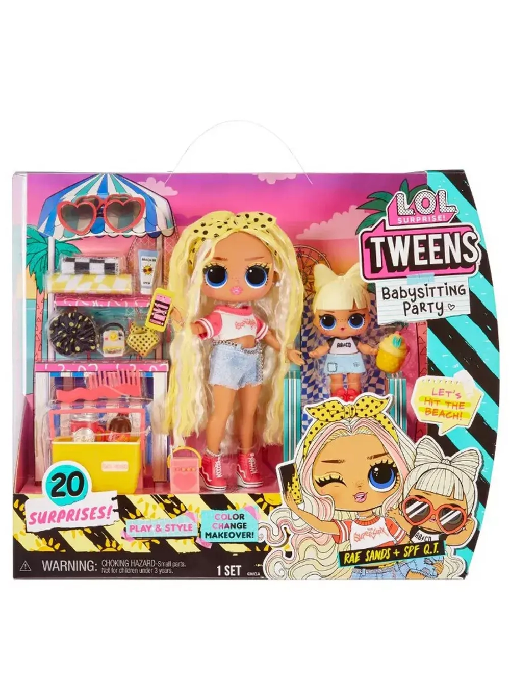 Набор 2 куклы Лол Твинс Lol Tweens Rae Sands оригинал