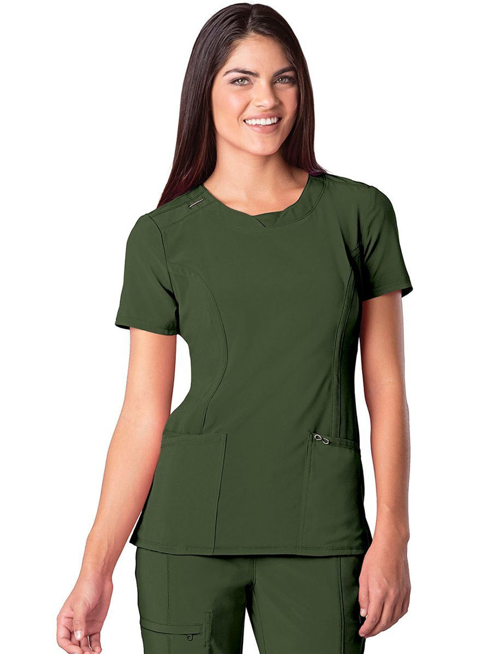 Топ медицинский женский Cherokee 2624A, красный, L