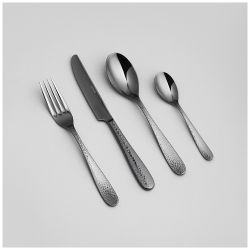 НАБОР СТОЛОВЫХ ПРИБОРОВ REGINA AGNESS 16 ПР., СТАЛЬ 18/10, ПВД ПОКРЫТИЕ, ЦВЕТ: ЧЕРНЫЙ