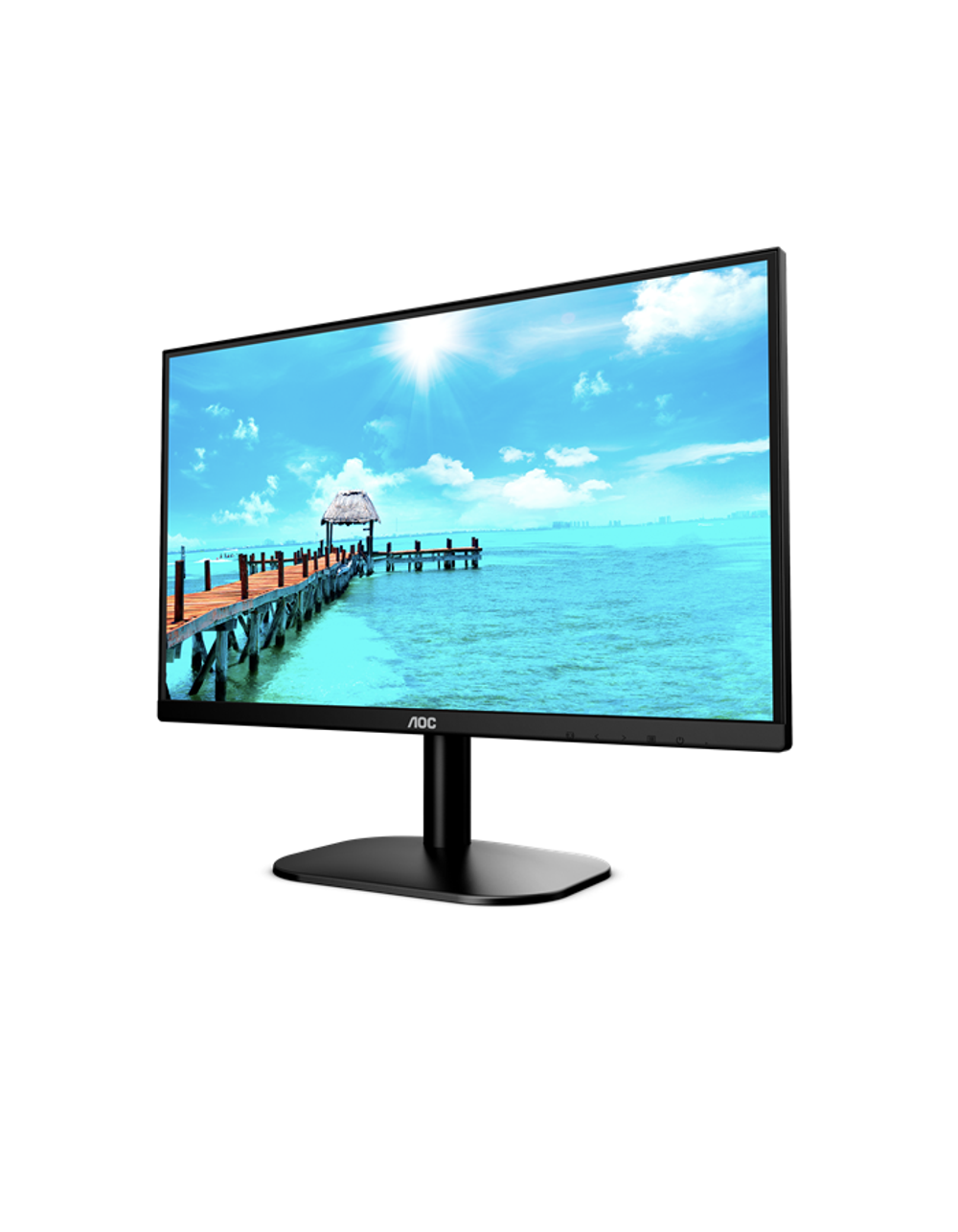 Монитор 23,8" AOC 24B2XH/EU 1920x1080, LED, 16:9, IPS, 250cd, 1000:1, 20M:1, 4ms, 178/178, VGA, HDMI, 75Hz, Tilt, Внеш, VESA, Black, 3y