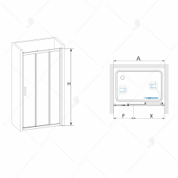 Душевая дверь RGW PA-13 (Прозрачное, 1600)