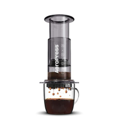 AeroPress Clear Black, аэропресс для кофе, черный
