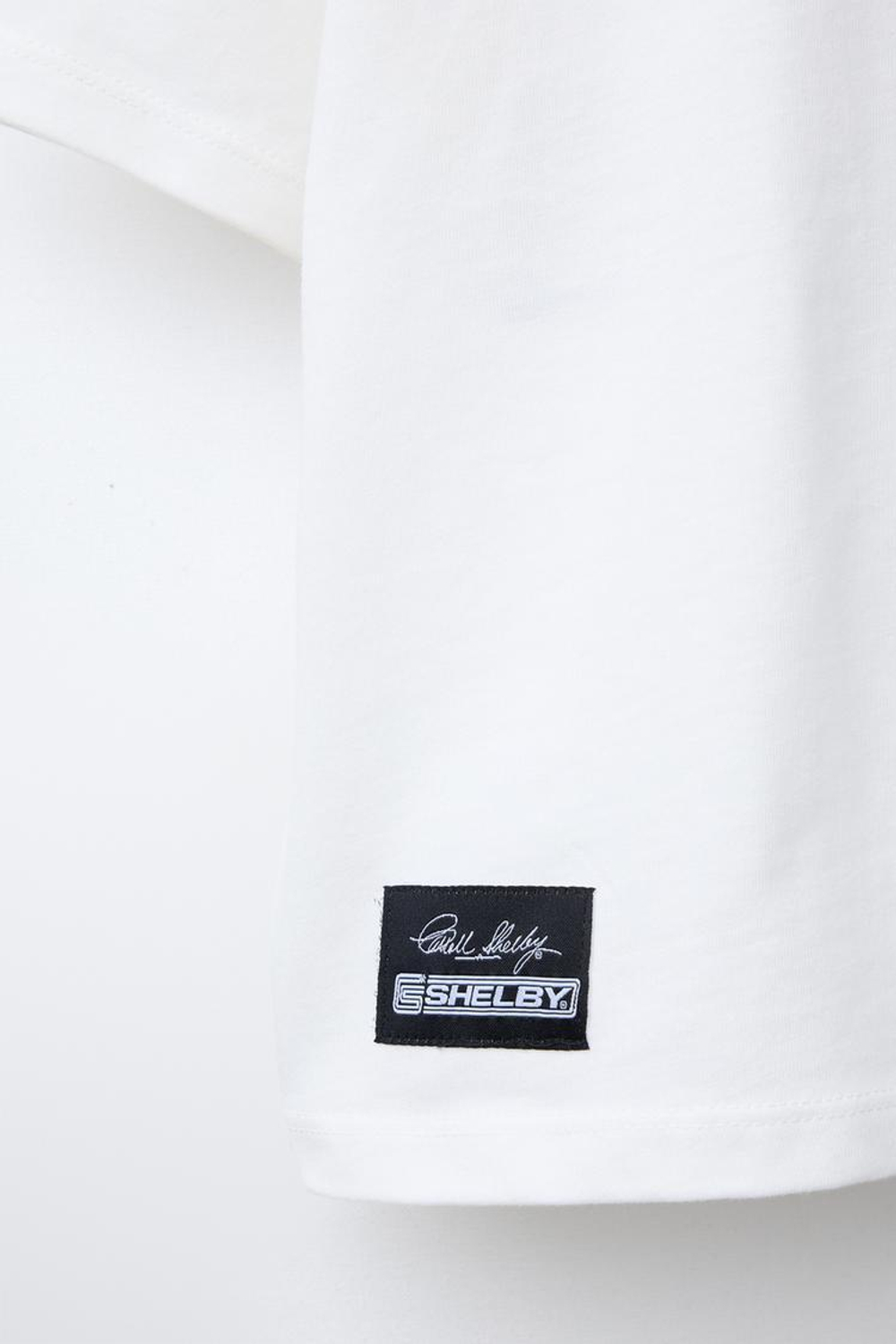 ZARA ФУТБОЛКА С ПРИНТОМ CARROLL SHELBY ® RACING TEAM, БЕЛЫЙ