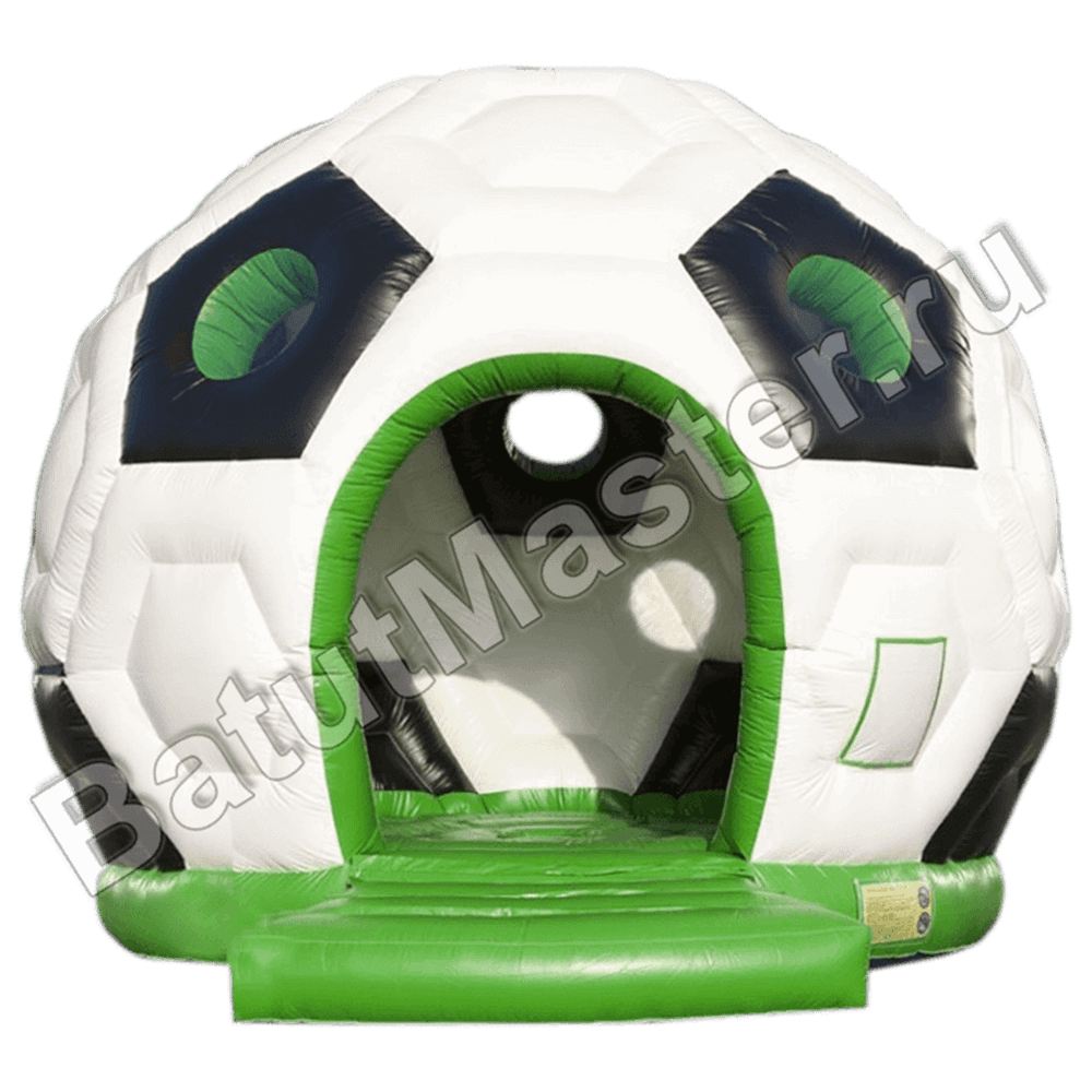 Коммерческий надувной батут «Футбольный мяч» с крышей, 4,5*4,5*5