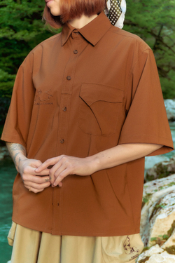 Рубашка Called a Garment Hikercore Shirt "Bear Brown"
