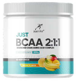 BCAA Just Fit BCAA 2:1:1 200 grams , Аминокислоты BCAA