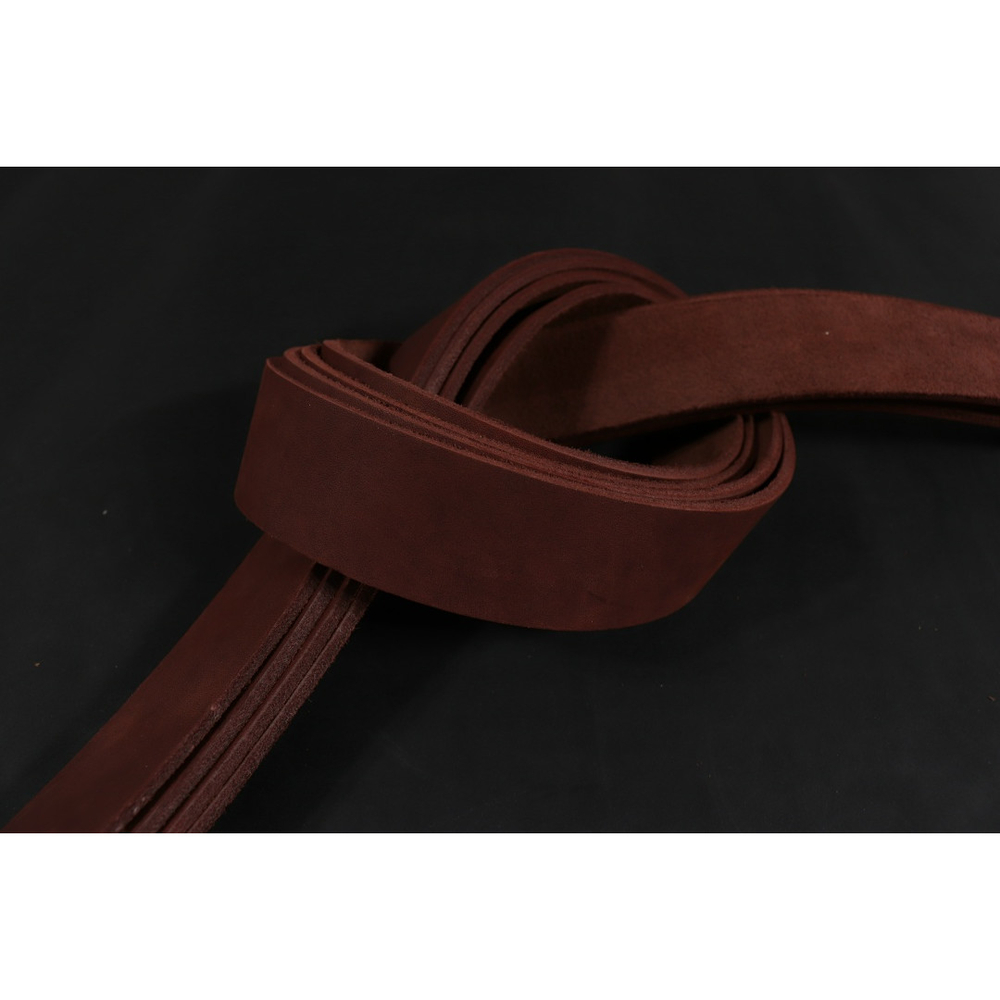 Ременная заготовка Бордо гладкая  ⠀