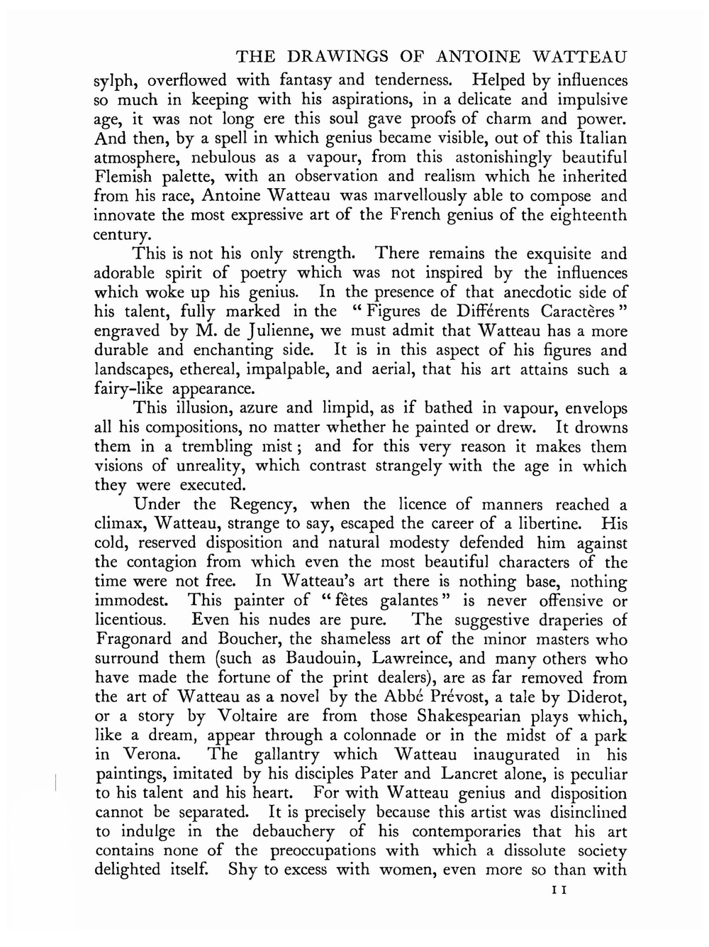 Drawings of Watteau | Octave Uzanne