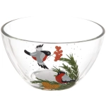 Салатник стеклянный 250мл «Новогодний микс» 6 видов D1323/36