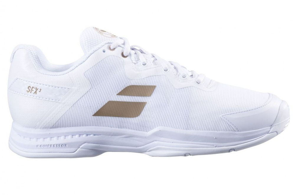 Теннисные кроссовки Babolat SFX3 All Court Wimbledon - white/gold