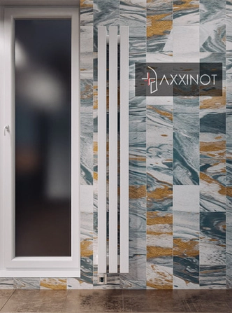 Axxinot Verde VE 1250 - вертикальный электрический трубчатый радиатор высотой 1250 мм