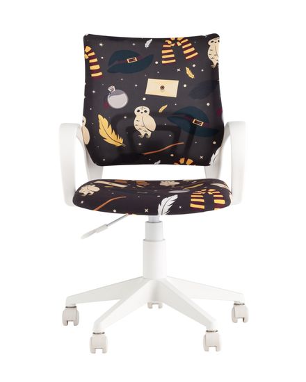 Кресло детское Бюрократ BUROKIDS 1 W мультиколор магия крестоивна пластик белый