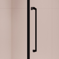 Душевой уголок стекло 6 мм, пятиугольный, форма трапеция, раздвижная дверь, RGW PA-86B (Прозрачное, 900x900)