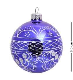 Элита НФШ-1282 Набор ел.украшений Шар 2шт «Кружевница» 80 мм