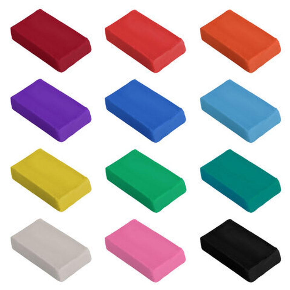 Пластилин ЮНЛАНДИЯ (1 брусок), брусок 60 г, ассорти, ВЫСШЕЕ КАЧЕСТВО, 105868