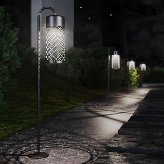 Садово-парковый светодиодный светильник Elektrostandard Ombra 35179/S черный a067899